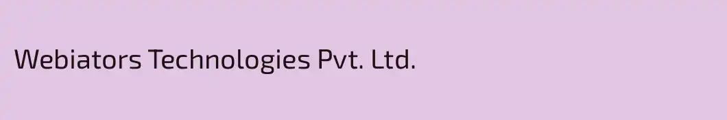Webiators Technologies Pvt. Ltd.